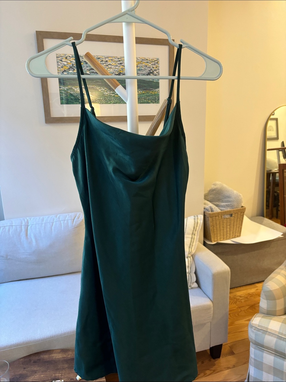 Zara Emerald Green Slip Dress